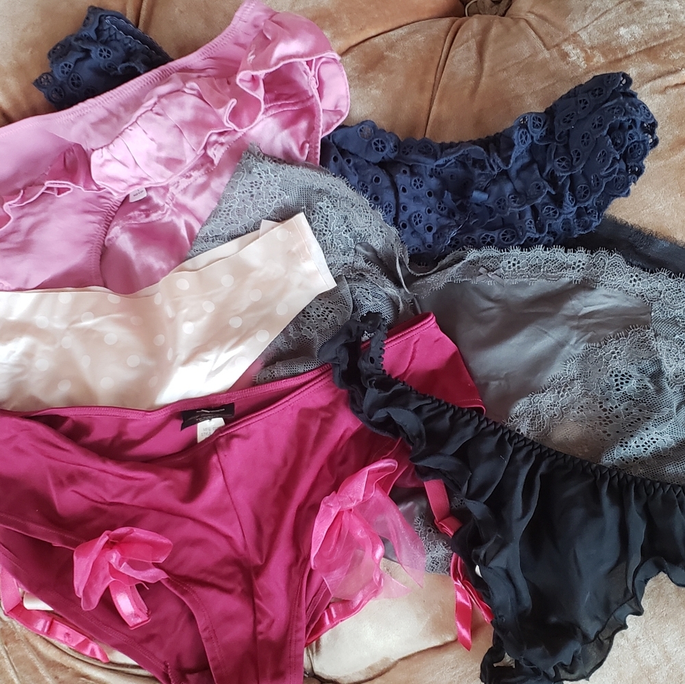 7 pairs of NWT size large Victoria's secret panties